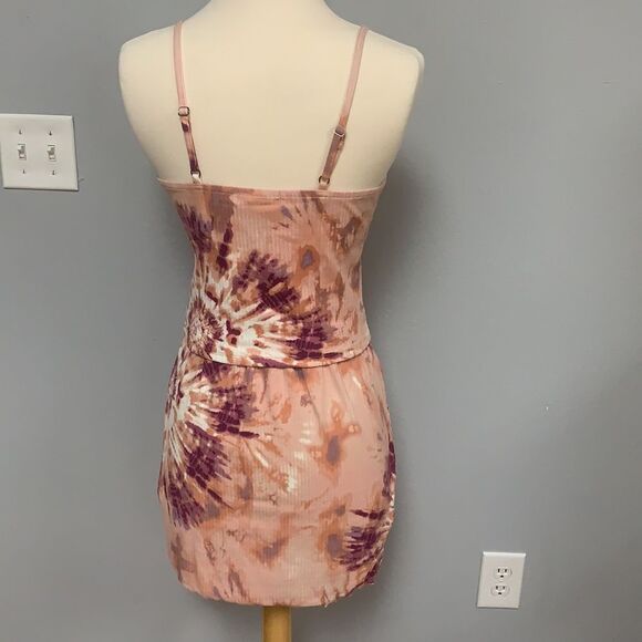 Tie Dye Cami & Skirt Set XS Small Med L XL New - Picture 2 of 5